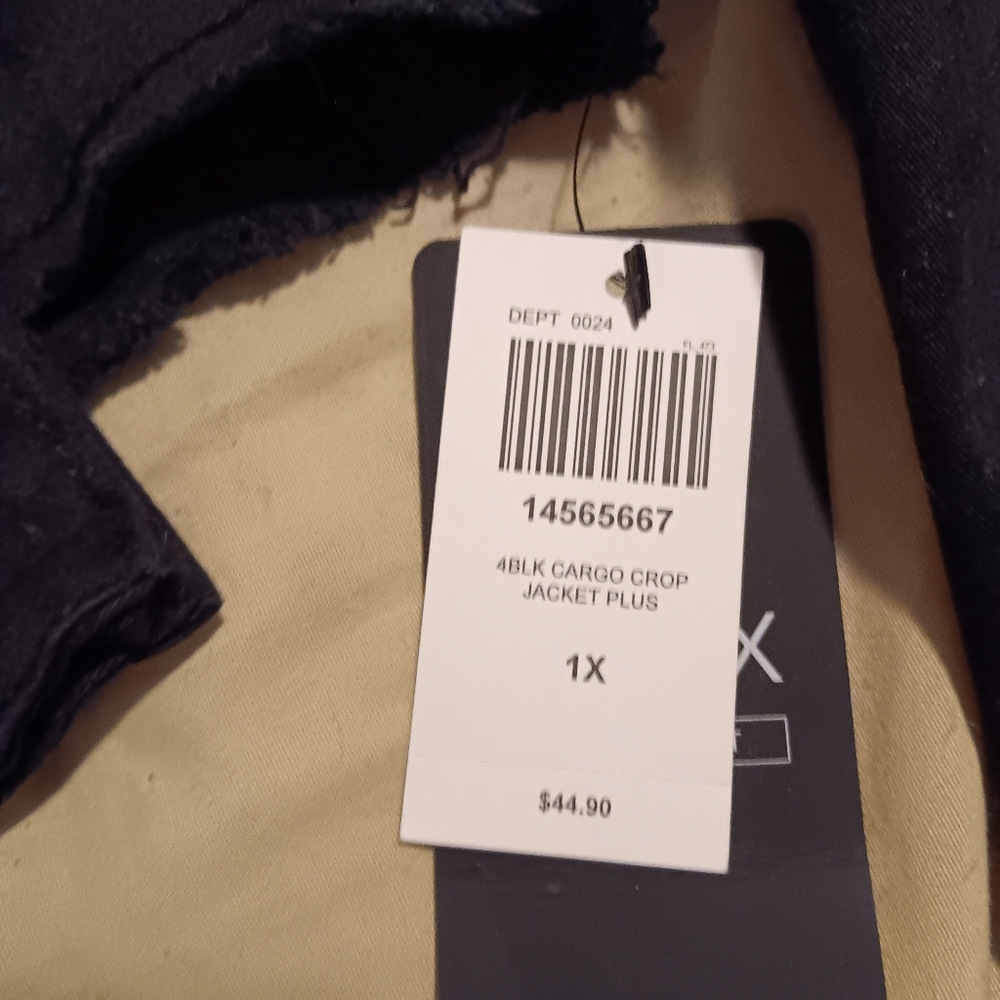 Blk crop jacket - Picture 5 of 5